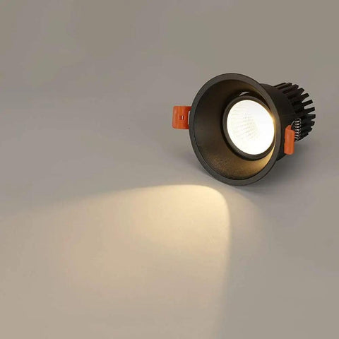 iumLeap Recessed Lighting Housing Trim Kits Balcony Downlight with warm white light for ceiling installation.