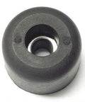Topes de goma de 1,5 Inch y 2,2 Inch de diámetro Inch , con fijación por tornillo, color negro, Pack Of , para puertas, armarios y cajones