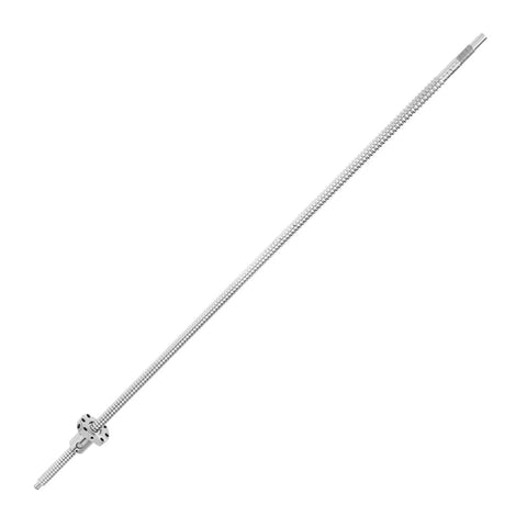 SFU1204 700mm Rolled Ball Screw with Anti Backlash Septum Ball Nut for high efficiency linear motion in CNC milling and 3D printing