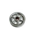 Marine Boat Four Inch Sheave Wire Rope Pulley With Brass Bushing And T304 Stainless Steel Construction For Five Eighths Inch Rope And Built Tough Deck Rigging.