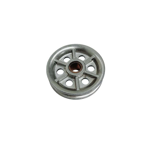Marine Boat Four Inch Sheave Wire Rope Pulley With Brass Bushing And T304 Stainless Steel Construction For Five Eighths Inch Rope And Built Tough Deck Rigging.