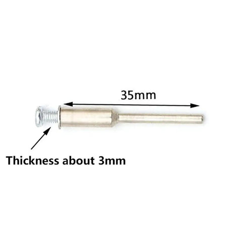 Tough As Nails Five Piece Rotary Tool Connecting Rod Shank Adapter For Electric Mini Grinders Detail Sanders with 35mm length.