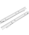 One Pair Silent Drawer Slide Rails For Cabinets And Furniture, 14 Inch Cabinet Track Slides For Tables And Desks, Quiet Chute, Keyboard