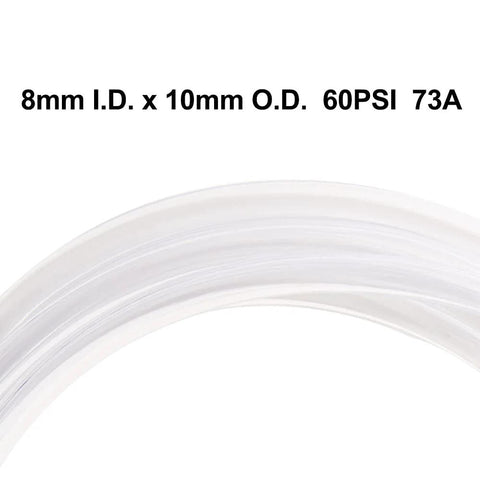QuQuyi clear PVC tubing, 8mm ID x 10mm OD, BPA-free flexible vinyl hose for home use