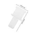 Whisper Quiet Air Conditioner Deflector Bushing Sweep Clips White Plastic Stabilizer Brackets For Secure Cooling And Cabinet Door Fronts Replacement, 2cm