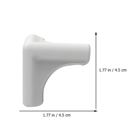 Silicone Corner Guard 8 Pack Protects Table Edges From Bumps And Collisions, Easy Install, durable silicone bumper with dimensions.