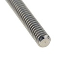 Upgrade Your 3D Build Space With This Solid T8 Lead Screw Vertical Kit Featuring 8mm Stainless Steel Rod Brass Nuts And KP08 Bearings For Smooth Stepper Motor Motion Up To 250Mm Length, 8mm stainless steel T8 lead screw close-up