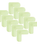 10 Pack Light Green PVC Corner Guards With Double Sided Adhesive For Safe Furniture Edges And Wall Protection Easy Install Kid Friendly Nursery Guard Rails Durable Non Slip Corner Safety
