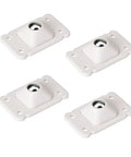 Peel Stick Self Adhesive Caster Wheels Universal Swivel Pulleys For Moving Heavy Boxes Furniture Storage Shelves 360 Degree Spin Smooth Roll Loads Like A Champ Skip The Grind Glide Relocate Fast, white peel stick mounts.