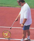 Person using Straight Out The Gate Accuracy Workhorse Standard Measuring Wheel With Knockout Rubber Tread Drum on a track.