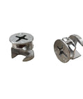 12 X 10mm Cam Lock Replacements Kit For Cabinets Dressers And Drawers Cam Connector Fittings Furniture Lock Nuts Hardware Silver 10 Pack