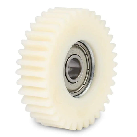 Three Pack 36T Nylon Motor Drive Gears For E Bike Hubs 47.5 X 13.5 mm Bearings Included close-up view