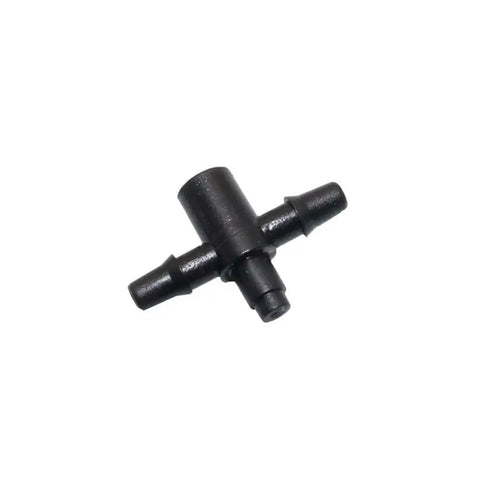 Barbed Hose Splitter Tee Connectors 3/5mm Kit 2000 Pieces For Garden Irrigation Sprinkler System Watering Accessories And Balcony Planting Plug And Play Diy Friendly Setup black plastic tee connector