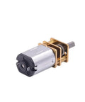 Top Shelf Micro Dc Gear Reducer Motor Delivering Badass Low Speed Performance For Smart Car And Electronic Lock Projects Featuring Straight Up Reliable Six Volt Brush Motor And Solid One Watt Drive, side view showing compact design.