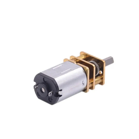 Top Shelf Micro Dc Gear Reducer Motor Delivering Badass Low Speed Performance For Smart Car And Electronic Lock Projects Featuring Straight Up Reliable Six Volt Brush Motor And Solid One Watt Drive, side view showing compact design.