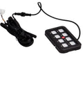 8 Gang Switch Panel With Green LED Indicators And Built In Electronic Relay System For Car And Boat Universal Automotive Wiring Control