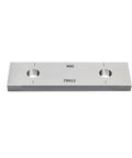 Spot On Precision 1000mm Steel Block Gauge Master Calibration Ruler Grade Zero with two holes for adjustment.