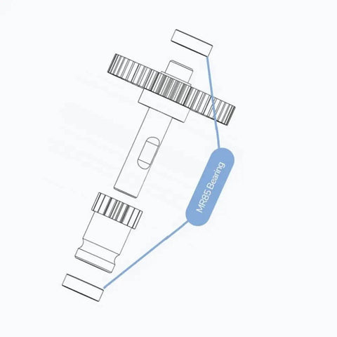 Diagram of Dual Gear Extruder Hardware Kit For 3D Printer Upgrades Compatible With Two Four BMG Extruder Easy Install High Quality Components