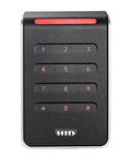 Signo 40 Contactless Smartcard Keypad Reader With Multi Technology Support, mobile ready wall switch mount, black silver trim