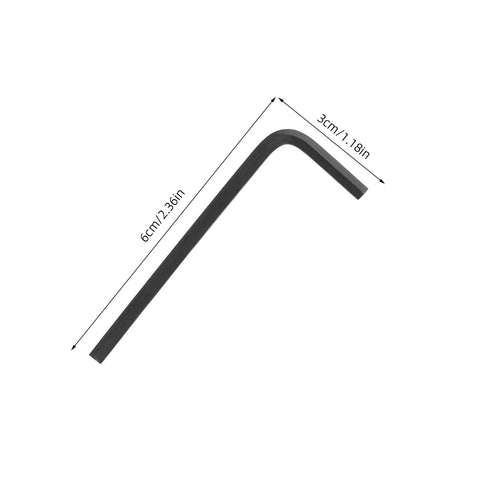 Dope Mini Metric Hex Key Tool Kit For Tiny Precision Jobs, Compact Hex Wrenches 0.7 To 3.0mm Perfect For Fixing Electronics Gadgets And Assembly Work, black metal 6cm