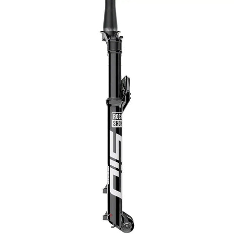 Ultimate Race Day 2 Suspension Fork For 29 Inch MTB 120mm Travel 15x110 Boost 44mm Offset Gloss Black shown vertically