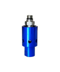 Compact Brass Closed Seal Rotating Union Swivel Joint For Fluid Lines, Low Friction, Fast Response, Built To Last Heavy Duty High Performance Rotary Connector For Tight Spaces And Flexible Hoses, Reliable Sealing And Long Life, blue metal fitting