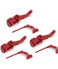 Red Cyclone Canister Button Release Catch Clips For DC65 Vacuum Cleaner Three Sets Of Plastic Clips for cleaning and maintenance