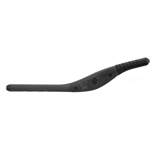 Side view of VukaShift AXS 90 Electronic Controller Carbon Extension, 22.2mm aerobar, lightweight carbon fiber for SRAM Red and Force eTap AXS.