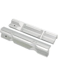 4 Inch Or 6 Inch CNC Milling Steel Vise Hard Jaw Fixture Built Tough With V Type Jaw Aluminum Alloy Milling Kit, 2 Piece Set