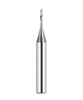 SpeTool O-flute spiral router bit; 1/4in shank, 1/16in cutting diameter, solid carbide upcut end mill