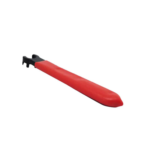 Pro Grade Hardened Collet Chuck Wrench For ER11 Clamping Nut And Screw 110mm Length Thickened Four Tooth Design in red handle