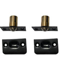 All Metal Ball Catch Door Hardware For Top Of Door Adjustable Drive In Ball Latch Great For Closet Pantry And Invisible Doors Black Two Pack