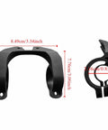 IP56 Weatherproof Electric Bike Display Holder Mount Bracket Replacement With Screws For Bafang 850C And C965 LCD Monitors Black