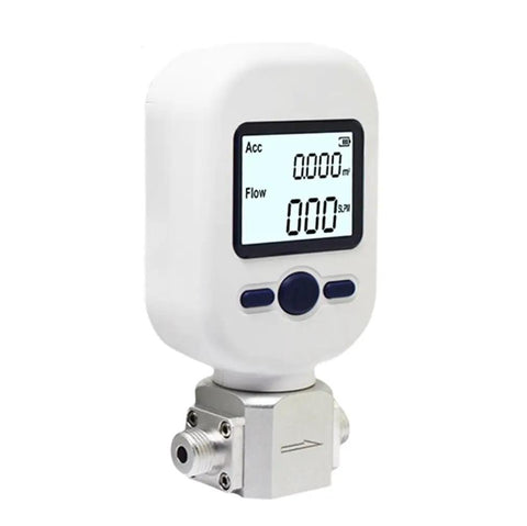 Portable Gas Flow Meter For Nitrogen, Oxygen And Air MEMS Based Mass Flow Meter Handheld On The Go Tester with LCD display
