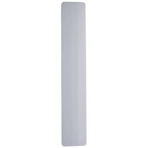 16 Inch Beveled End Magnesium Concrete Float With Wood Handle, Pro Grade Hand Tool for Ultra Smooth Finishes, shown flat.