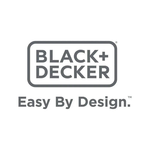 Text logo 'BLACK+DECKER Easy By Design' in grey font.