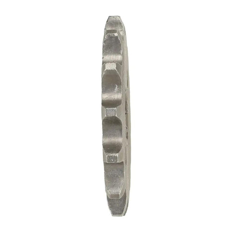 Side view of 14 Tooth 420 Front Sprocket Fits 50cc 70cc 90cc 110cc 125cc 140cc 160cc Mini Bikes ATVs Dirt Bikes Go Karts And More