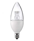 Single LED bulb from 50 Pack LED Candelabra Bulbs Warm White, Energy Star Rated, Contractor Ready Quick Install, Uses Less Power Than 40W Incandescent, 25,000 Hour Life, Long Lasting, Reliable Home and Office Lighting.