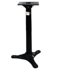 36 Inch Universal Bench Grinder Stand For 6 To 8 Inch Grinders, Sturdy Floor-Mount Base With Pre-Drilled Holes, Front View.