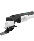 Eco Friendly Cordless Oscillating Multi Tool With 12V Max Muscle And Rapid Blade Swap Mechanism for cutting and sanding tasks.
