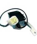 Heavy Duty Metal Throttle Foot Pedal For Golf Cart And Electric Vehicle Works Like A Dream With Ip55 Waterproof Seal And 0 To 5K Ohm Output connector showing internal wiring.