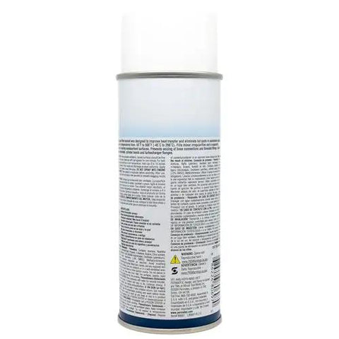 Back view of Copper Spray A Gasket Hi Temp Adhesive Sealant Spray For Gaskets And Heat Transfer, 9 Oz Aerosol Can