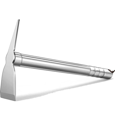 Heavy Duty 2 In 1 Garden Hoe Shovel And Pickaxe For Digging And Planting In The Yard, stainless steel, heat-treated head