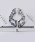 Pneumatic Vertical Lift Cabinet Hinge For Upper Cabinets with gas-assisted lift parts and adjustable width mechanism