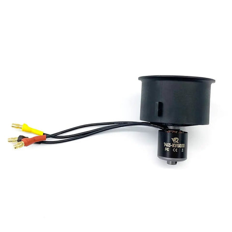40mm 12 Blade EDF Ducted Fan With 1413 KV 5000 Brushless Outrunner Motor For 3S And 4S Model Jet Aircraft Beefy Thrust Up To 500g