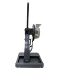 Straight Up Heavy Duty Manual Eyelet Press For PVC Bags And Canvas Crafts 8mm Ring Punch Tool with solid iron frame side view