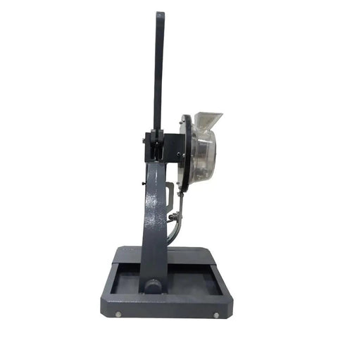 Straight Up Heavy Duty Manual Eyelet Press For PVC Bags And Canvas Crafts 8mm Ring Punch Tool with solid iron frame side view