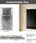 Top Shelf Aluminum Alloy Hidden Access Panel 33X41 Inch Fire Rated Waterproof Inspection Hatch For Tile Drywall size dimensions and installation guide.