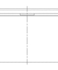 Side view diagram of RFC White Cover Plate Assembly 135 Degree For Fire Sprinkler Systems with dimensions in inches and millimeters.