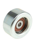Super Sleek Drive Belt Tensioner Idler Pulley Fits Toyota Tacoma 2.7L Engine Replaces Part Numbers M63K And 16604-0P011 Or 16604-31020, silver rotor with bearing.